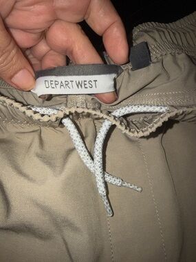 Departwest Beige Drawstring Pants